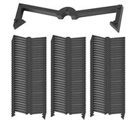 Ujjdwiurgh 100 Morceaux de Support de Stockage de Crochet D'Affichage de Panneau Perforé de Serrure de Crochet de Panneau Perforé en Plastique