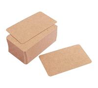 Ujjdwiurgh 100 pcs Blanc papier Cartes de visite Carte de mot Carte de message Carte-cadeau bricolage