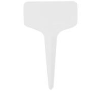 Ujjdwiurgh 100 Pcs etiquettes De Jardin Classification Des Plantes De Jardinage etiquette De Signe De Tri Billet Plaque D'ecriture En Plastique Carte Enfichable Blanc