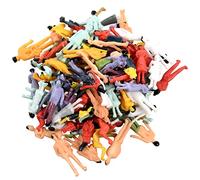 Ujjdwiurgh 100 Pcs Ho ÉChelle 1: 100 MéLange Peint ModèLe Train Park Street Passager Personnes Chiffres