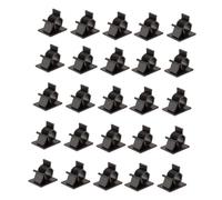 Ujjdwiurgh 100 PCS Porte-Fils Auto-Adhésifs Pinces de Gestion de Câble Ajustables en Nylon pour Suspendre et les Fils Câbles Clips