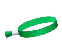 Ujjdwiurgh 100 Pièces Bracelets D'Événement en Tissu Bracelets de Poignet Colorés Bracelet D'Activité pour Événements, pour Bracelet de Concert Léger (Vert)
