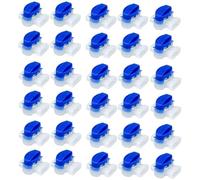 Ujjdwiurgh 100 Pièces Connecteurs de de Câble Étanche pour Tondeuse à Gazon Automatique de Jardin Borniers à 3 Pores Connecteurs de Tondeuse à Gazon Robotique