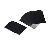Ujjdwiurgh 100 Pièces de Gravure en Tôle D'Aluminium Noir Mat pour Cartes de Visite, Cartes Cadeaux DIY