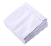 Ujjdwiurgh 100 pochettes CD en papier avec fenêtre et rabat