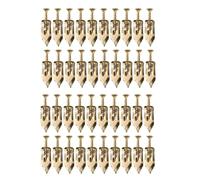 Ujjdwiurgh 100 Vis D'Ancrage Autoperceuses Améliorées, Kit D'Ancrages et de Vis pour Cloisons Sèches, Application Facile, Sans Perçage Ni Trous dans le Mur