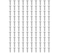 Ujjdwiurgh 100 Vis de Plaque à Gratter pour Guitare et Basse pour &, Argent