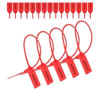 Ujjdwiurgh 1000 Pièces D'Étiquettes D'Extincteur en Plastique Polypropylène, Joint Anti-Opération, Joint de Sécurité 250 mm