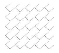 Ujjdwiurgh 1000 PièCes MéTal Standard Pré-Coupé 0.6Mm Agrafes Chaudes pour Agrafeuse en Plastique RéParation de Pare-Chocs de Voiture Soudeur Fils Outil de RéParation de Voiture