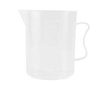 Ujjdwiurgh 1000ml Becher Gradue en Plastique Transparent avec Poignee
