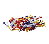 Ujjdwiurgh 100pcs 49mm Golf Tees de Couleur Melangee en Plastique