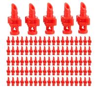 Ujjdwiurgh 100PCS Buse de Brumisation à 360 Degrés pour L'Irrigation, Arroseurs Pulvérisateurs pour Système D'Irrigation de Jardin, Goutteurs Automatisés, Facile à Utiliser et, Finition de Quali