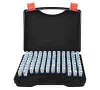 Ujjdwiurgh 101 Pièces/Lot Étape 0,01 mm Jauge de Précision en Acier Jauge de Bouchon Lisse Ensemble de Jauge de Trou Outil de Mesure de Broche 9,00-10,00 mm