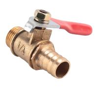 Ujjdwiurgh 10Mm X 1/4 De Pouce Pt Filetage Mâle À Passage Intégral Poignée De Levier Tuyau Flexible En Laiton