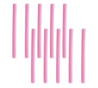Ujjdwiurgh 10Pcs 100Mm X 7Mm Bâtons de Colle Thermofusible AdhéSive pour à Colle Thermofusible Rose