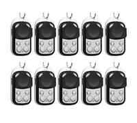 Ujjdwiurgh 10PCS 433MHZ Télécommande 4 CH Cloner Télécommande Garage Porte Réplicateur de Télécommande de Porte de Garage Clonage de Clé de Voiture