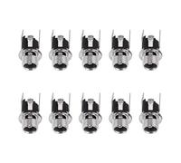 Ujjdwiurgh 10pcs DC Source de courant Jack Panneau a douille Connecteur de 5.5x2.1mm Nouveau