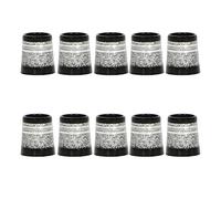 Ujjdwiurgh 10pcs Ferrules de Golf pour Fers de Golf Accessoires de Tiges de Club de Haute Qualité Argent
