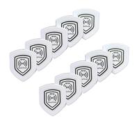 Ujjdwiurgh 10pcs FM11RF08 NFC RFID Patrol Point Card 13.56 MHz Anti-Métal 70x60 mm Étiquettes D'Inspection HF Shield pour la Sécurité