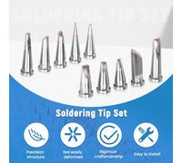 Ujjdwiurgh 10Pcs Pointe de Soudage pour Station de Soudage WSD81 WD1000 WSP80 WP80