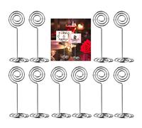 Ujjdwiurgh 10pcs porte-photo de numero de tableau de se tient pour des rassemblements de partie de mariages