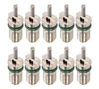 Ujjdwiurgh 10Pcs Résistant À La Chaleur Réfrigérant De L'Assortiment 134A D'Aiguilles De Noyau De Valve À Ca R134A De Voiture
