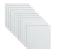 Ujjdwiurgh 12 Feuilles de de 10, 12 X 12 Pouces, Feuille de Fabrication de Pochoirs Vierges en PET Translucide Laiteux (10)