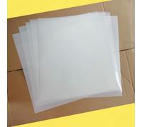 Ujjdwiurgh 12 Feuilles de de 7,5, 12 X 12 Pouces, Feuille de Fabrication de Pochoirs Vierges en PET Translucide Laiteux (7,5)