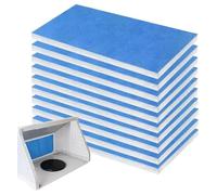 Ujjdwiurgh 12 Filtres pour Cabine Peinture, Filtre pour Cabine Pulvérisation, Filtres D'Échappement pour Cabine Peinture pour Remplacer la Peinture des Cabines Pulvérisation D'Aérographe