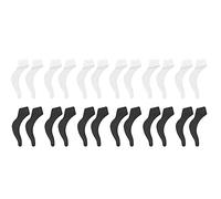 Ujjdwiurgh 12 Paires de PoignéEs D'Oreille pour Lunettes, Porte-Lunettes AntidéRapants, Crochet D'Oreille pour Lunettes en Silicone, Retenue de Manchon pour Embouts de Branches de Lunettes