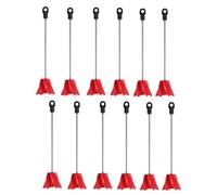 Ujjdwiurgh 12 Pcs 11 Pouces Agitateur de Peinture pour Perceuse Helix Drill Mélangeur de Peinture