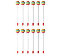 Ujjdwiurgh 12 Pcs Orff Percussion Instrument Bâtons Pilons pour Enfants Enfant Mallet Jouet Musical