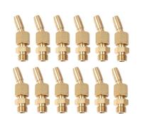 Ujjdwiurgh 12 Pièces 1/8 Pouces en Laiton Jaillissant Pulvérisations Buses de D'Eau Buse de Rideau D'Eau Universelle Décoration de de Paysage