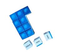 Ujjdwiurgh 12 Pièces de Craie de Table de Billard en Poudre, Accessoires Essentiels, Support de Queue de Billard et Craie de Billard