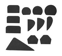 Ujjdwiurgh 12 PièCes Moules de PoignéE de Tasse de Poterie pour L'Argile, Petites Formes de PoignéE de Tasse pour Petites Tasses, Outil de Fabrication de PoignéE de Tasse pour la Poterie