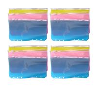 Ujjdwiurgh 12 PièCes SéRies Classeur Poche A6 Taille 6 Trous Classeur Fermeture à GlissièRe Dossiers pour Ordinateur Portable 6 Anneaux Reliure éTanche à Feuilles Mobiles