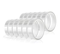 Ujjdwiurgh 12 Rouleaux de Adhésif Thermique Transparent 20mm X 33m (108 Pieds), Adhésif Thermique Haute Température Transparent, de Transfert Thermique pour Presse à Chaud