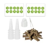 Ujjdwiurgh 12PCS Kit de Capsules de Semences pour Jardin Hydroponique Accessoires de Jardin pour Système de Démarrage Kits de Germination de Plantes