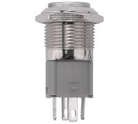 Ujjdwiurgh 12V Bouton Poussoir MomentanÉ De Bouton De De Bouton De De La Voiture LED De 16mm Bleu