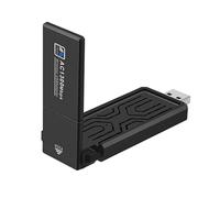 Ujjdwiurgh 1300Mbps USB3.0 WiFi Adaptateur Dual Band 2.4G 5Ghz Adaptateur sans Antenne USB Ethernet Carte Réseau Récepteur Fit pour PC