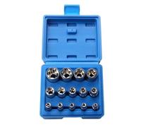 Ujjdwiurgh 14PCS de Douilles Torx Femelles E Star E4-E24 E-Torx Écrou D'Insertion de Douille Hexagonale Externe