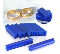 Ujjdwiurgh 15 Blocs de Cire à Sculpter + 2 Tubes à Trous pour Cire à, Moule de Moulage de Bague en Cire à Sculpter, Kit de Moulage de Bague en Cire à