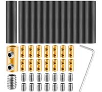 Ujjdwiurgh 15 Ensembles de Connecteurs de Fils pour Câbles Souterrains, Adaptés Aux Fils de Moins de 12 AWG et 60 A, Kit D'Écrous de Connexion de Câblage D'Épissure
