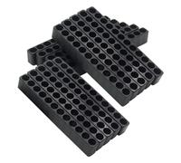 Ujjdwiurgh 15 Pièces 12 Trous Tournevis à Tige Hexagonale Porte-Embout Tête en Plastique Support de Forage pour Accessoires Électriques