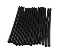 Ujjdwiurgh 15 PièCes SéRies Bâtons de Colle Chaude, 270 X 11 Mm Noir Bâtons de Colle Thermofusible pour DéBosselage de Carrosserie de Voiture Artisanat Projets de Bricolage