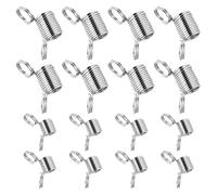 Ujjdwiurgh 16 Bouchons de Perles, 8 Grands et 8 Petits Bouchons de Perles pour la Fabrication de -Supplies Pinces à Perles Bouchons de Perles