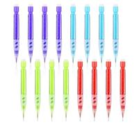 Ujjdwiurgh 16 Mini Porte-Mines pour Enfants, 16 Crayons Automatiques, Mini Crayons, Fournitures de Papeterie pour Écrire et Dessiner