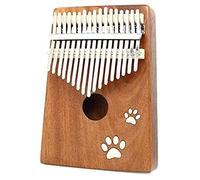 Ujjdwiurgh 17 Touches MosaïQue Empreinte Instrument de Musique Doigt Piano Kalimba Portable Pouce Son de Piano Est Croustillant et MéLodieux