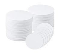 Ujjdwiurgh 170 Pièces Four à Micro-Ondes Papier Rond en Fibre de Céramique 4,7 Pouces Four à Céramique Haute Température pour Bricolage Four de Fusion de Verre Facile à Utiliser