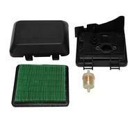 Ujjdwiurgh 17220-ZM0-030 17231-Z0L-050 Couvercle de BoîTier de Filtre à Air + 17211-ZL8-023 Filtres à Air pour GCV160 Engine HRB216 Tondeuse à Gazon